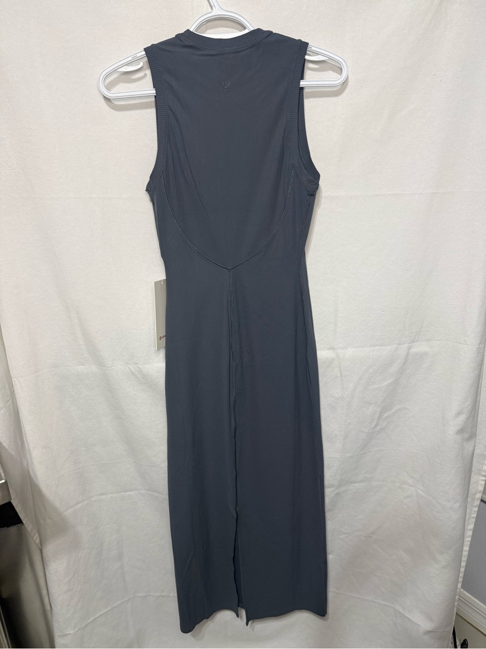 NWT Lululemon All Aligned Sleeveless Ribbed Midi Dress - Size 2 Color OLBL - Picture 3 of 6